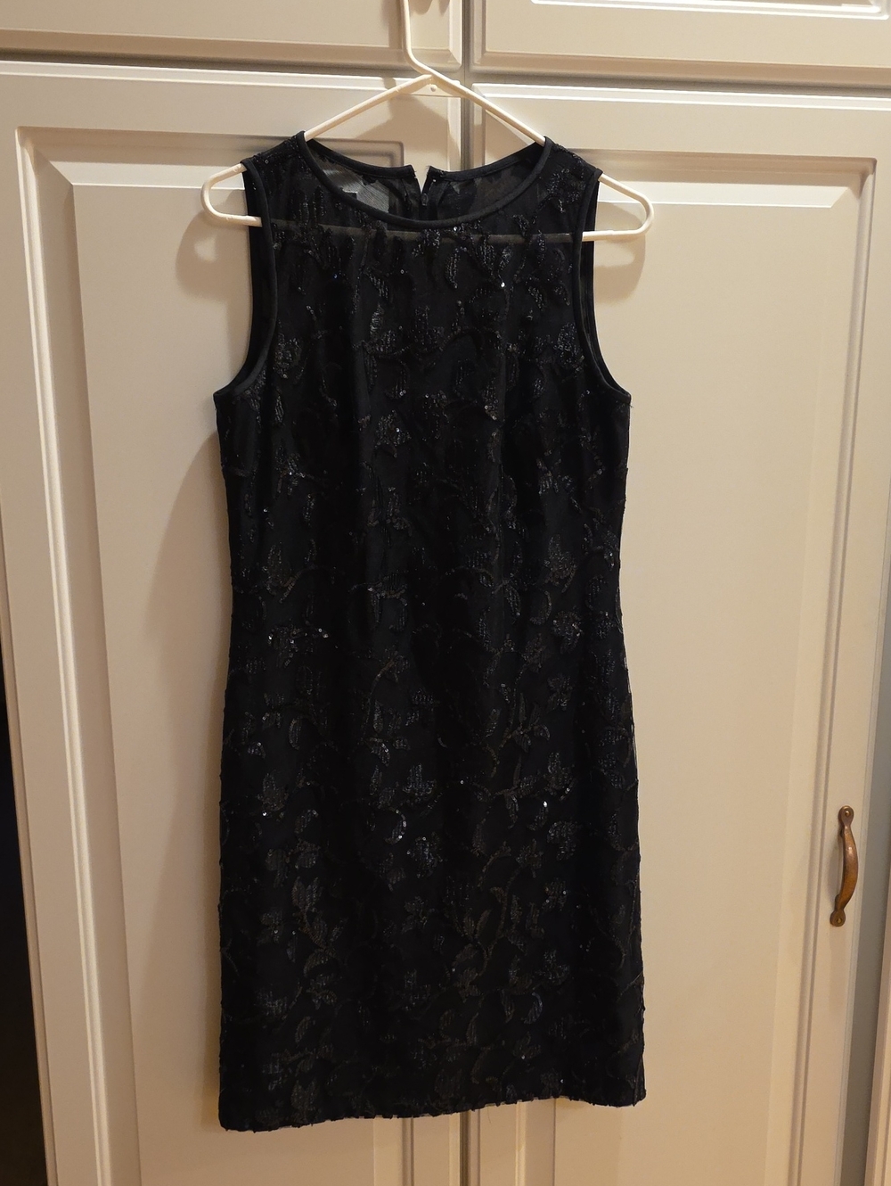 Ralph Lauren Black Sleeveless Beaded Dress